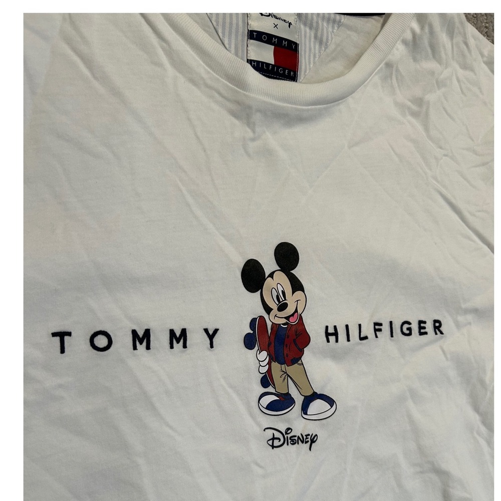 Tommy Hilfiger x Disney Mickey Mouse Graphic‎ Tee White XXLarge Men's